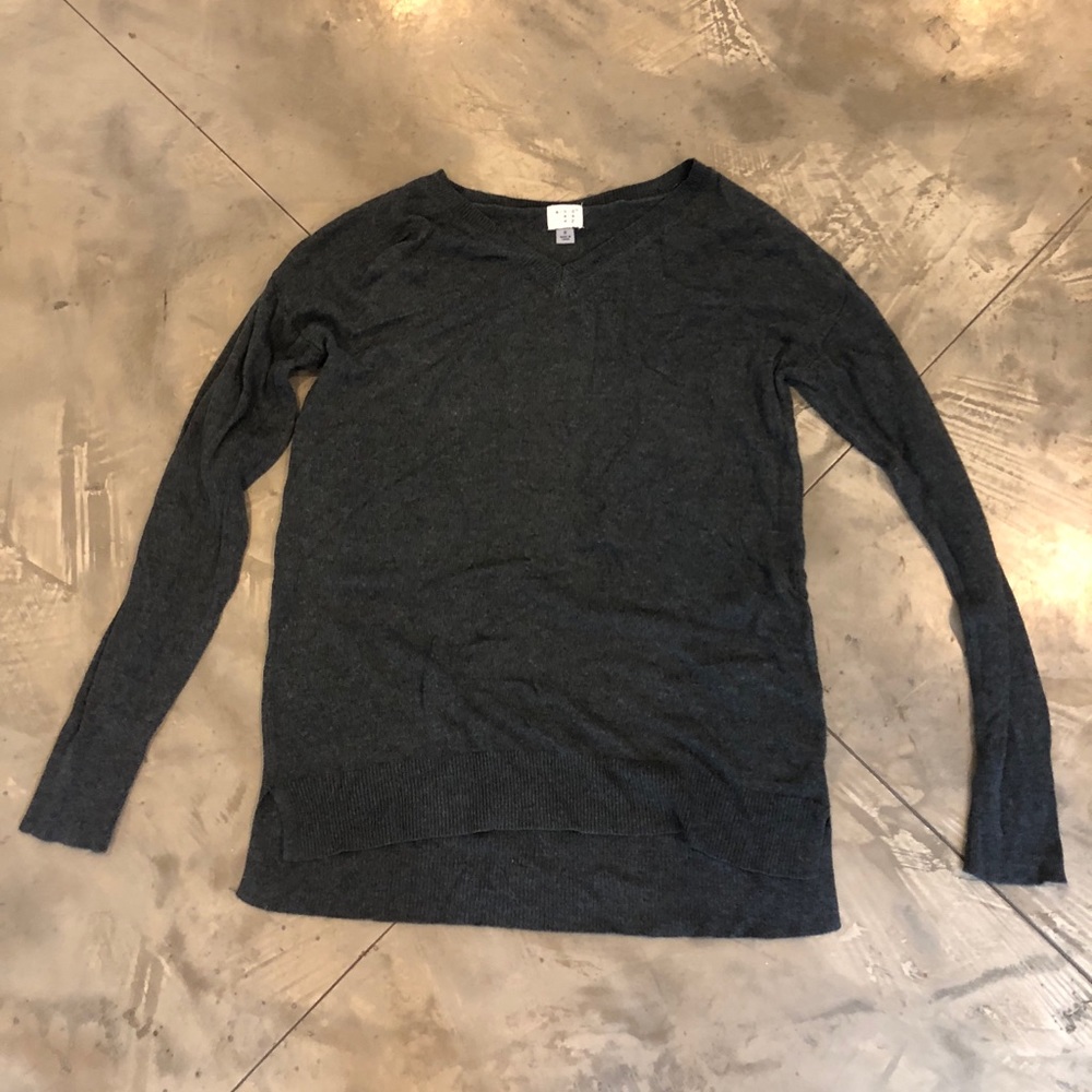 Dark gray sweater worn twice.